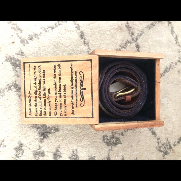 Custom Needlepoint Belt - Smathers & Branson